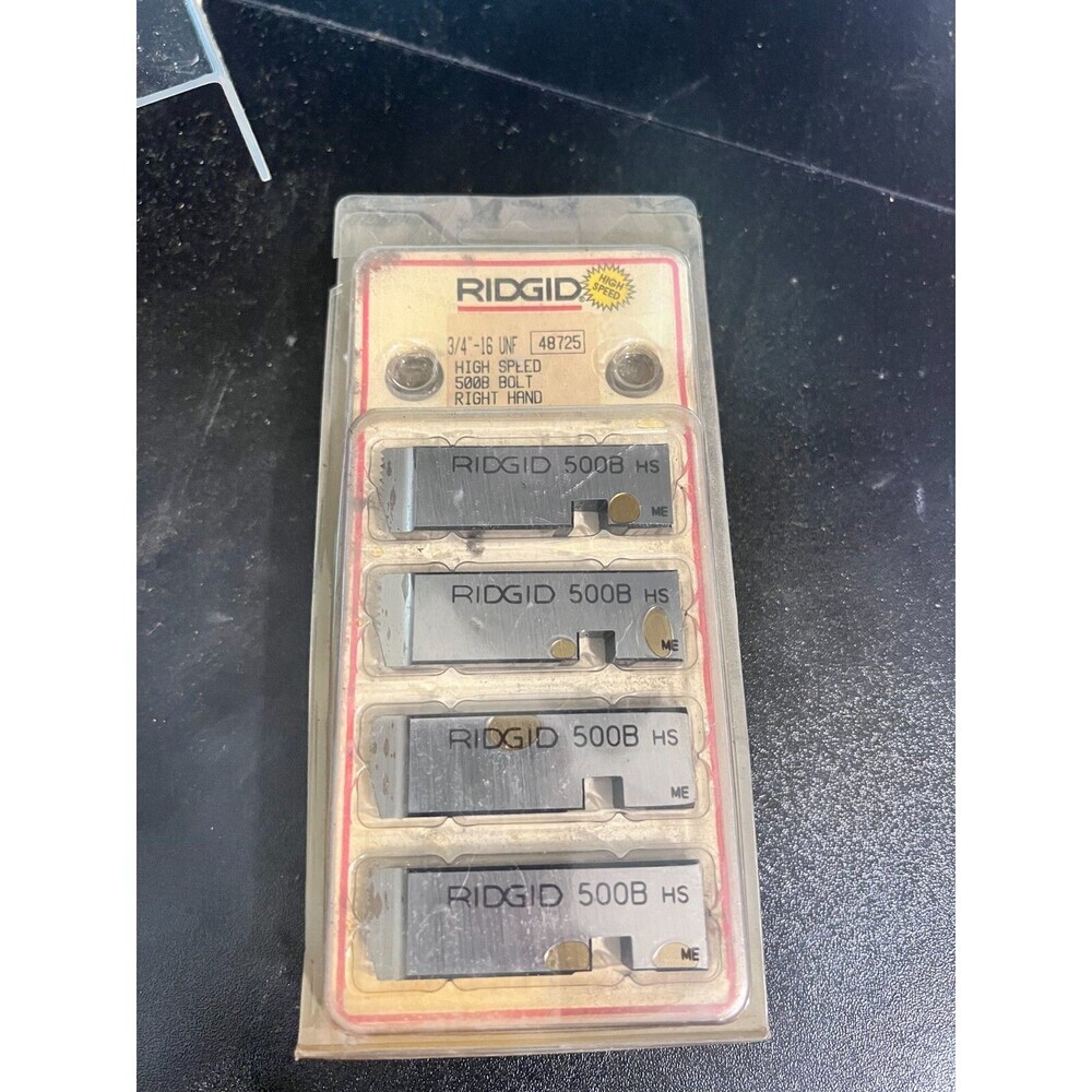 RIDGID 3/4" - 16 UNF Alloy Steel Universal Bolt Dies 1 pack  48725